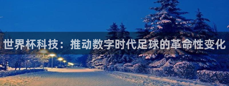 世界杯在线直播入口:世界杯科技:推动数字时代足球的革命性变化